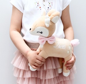 Pluszowa Sarenka z kokardką- duża- Melootka