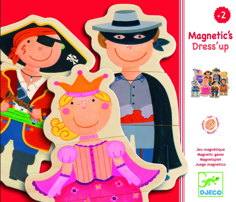 puzzle drewniane magnetyczne djeco