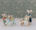 Wózek twins Stroller, Baby – Rose- Maileg