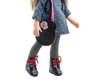 Grafitowe rajstopy dla lalki Paola Reina- ubranko dla lalki 