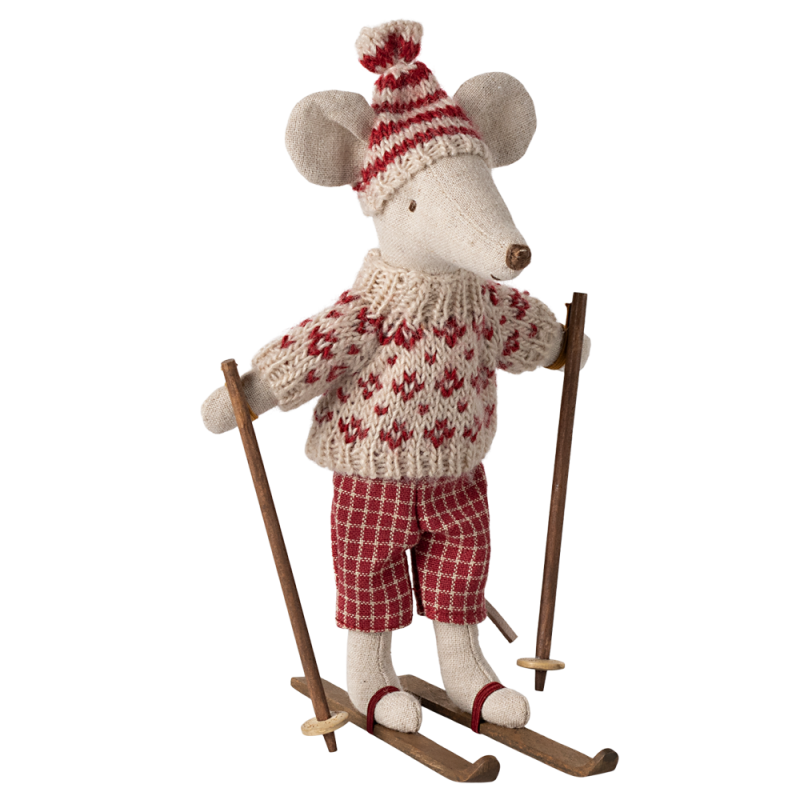 MAILEG-Myszka-narciarka-15cm---WINTER-MUM-RED.png