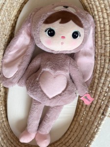  Outlet - Różowy  Królik 70 cm - Lalka Metoo    