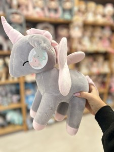 Outlet - Jednorożec Szaro-Różowy L - Melootka