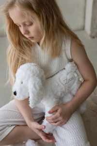 Melootka - Pluszowy piesek Maltańczyk 35cm z imieniem