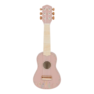 Drewniana gitara różowa Safari Friends - LD7471 - Little Dutch 