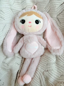  Outlet -Oliwia- Różowy -Królik 46 cm - Lalka Metoo  
