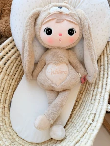   Outlet-Waleria Beżowy Królik 70cm  - Lalka Metoo  