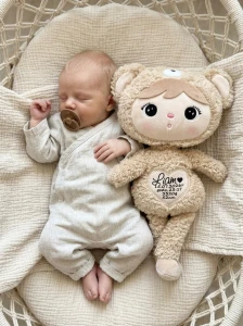 Beżowy Miś Teddy 50cm - Lalka Metoo z imieniem dziecka