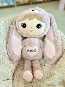   Outlet - Kornelka- Różowy Królik 46 cm  - Lalka Metoo  