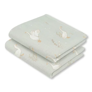 Pieluszki bambusowe 75×75 cm 2 szt Happy Goose Olive - Colorstories  