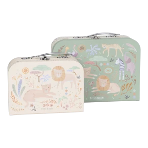  Zestaw 2 walizeczek Safari Friends FSC - Little Dutch