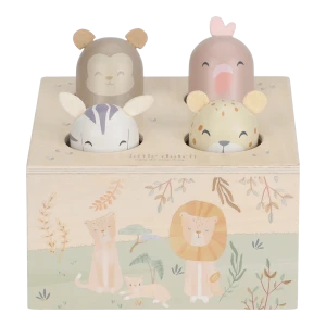 Drewniana zabawka pop-up Safari Friends FSC- Little Dutch