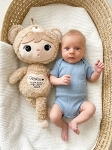 Beżowy Miś Teddy 50cm - Lalka Metoo z imieniem dziecka