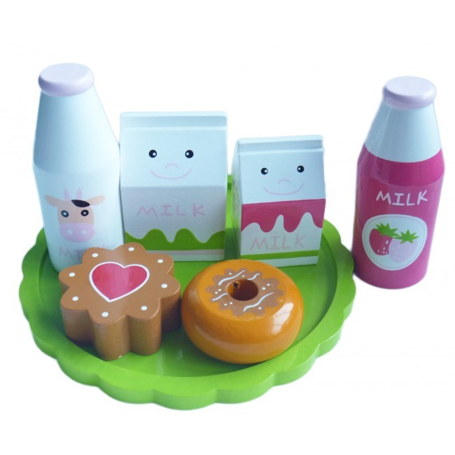 Drewniany zestaw śniadaniowy, śniadanie (1)